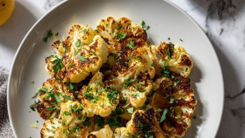 Ina Garten Roasted Cauliflower Snowflakes Recipe