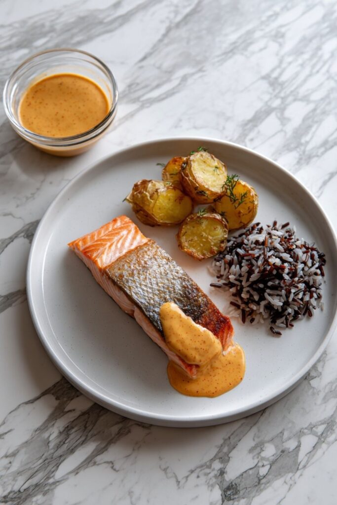 Ina Garten Seared Salmon With Spicy Red Pepper Aioli