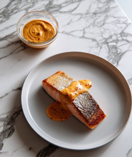 Ina Garten Seared Salmon With Spicy Red Pepper Aioli