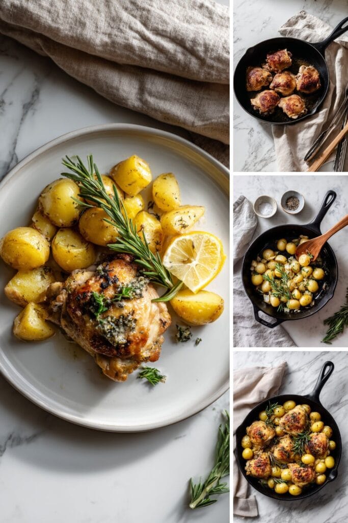Ina Garten Skillet Roasted Chicken Thighs And Potatoes Recipe