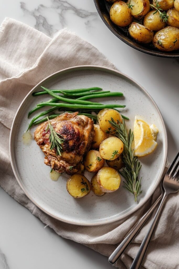 Ina Garten Skillet Roasted Chicken Thighs And Potatoes Recipe