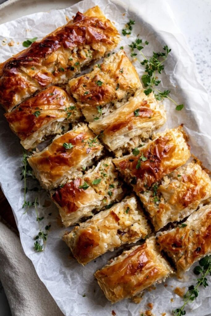 Crab Strudel