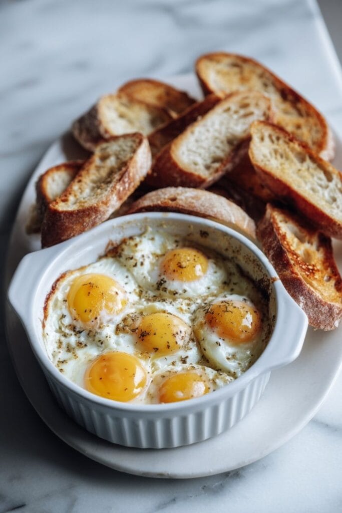 Herbed-Baked Eggs