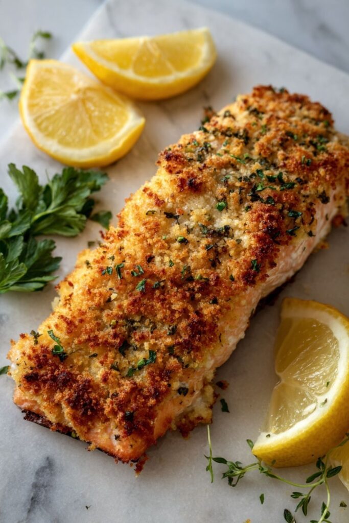 Panko-Crusted Salmon