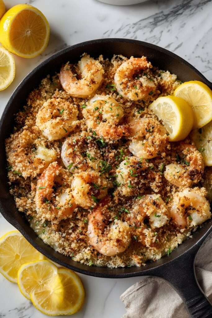 Roasted Shrimp with Feta