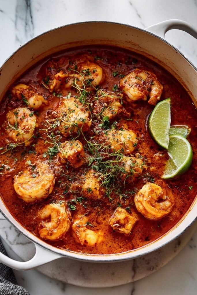 Shrimp and Swordfish Curry