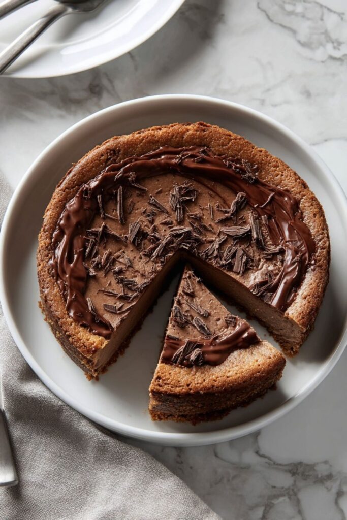 Chocolate Espresso Cheesecake With Ganache