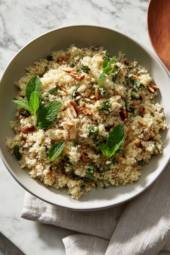 Couscous With Pine Nuts and Mint