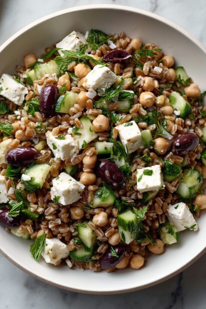 Farro Tabbouleh With Feta