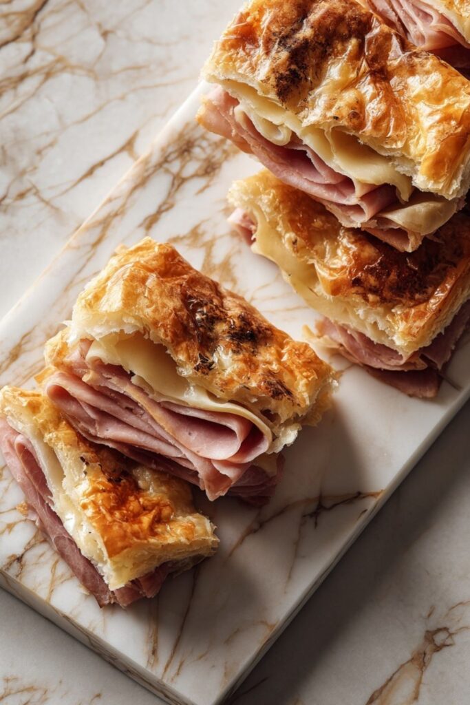 Ham and Cheese in Puff Pastry
