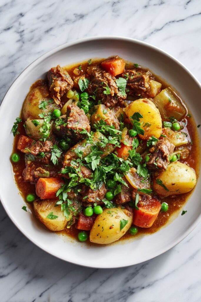 Lamb Stew with Spring Vegetables