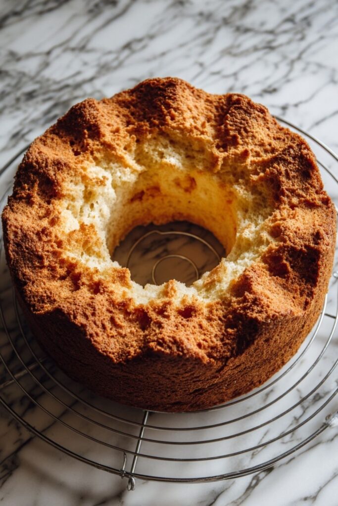 Lemon Angel Food Cake