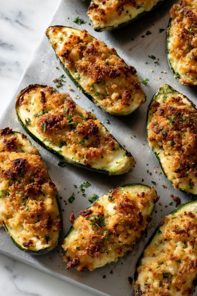 Parmesan Roasted Zucchini