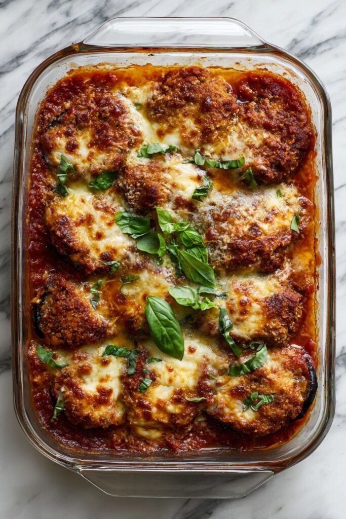 Roasted Eggplant Parmesan