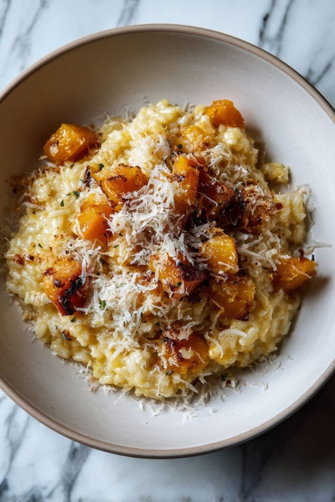 Saffron Risotto with Butternut Squash