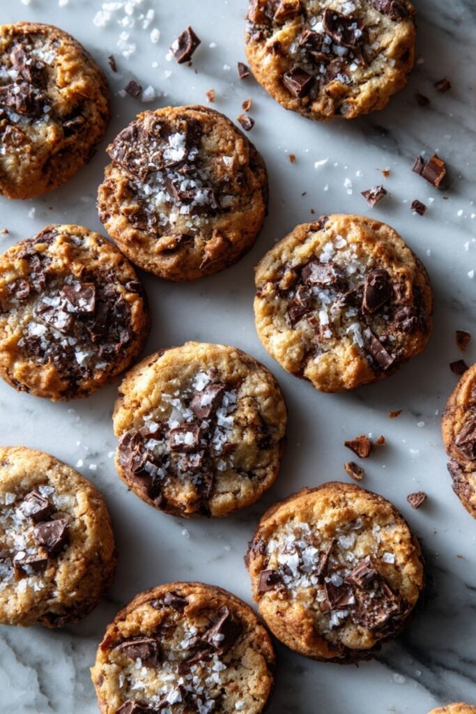 Salted Chocolate Chunk Cookies