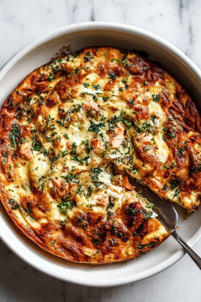 Smoked Salmon Frittata