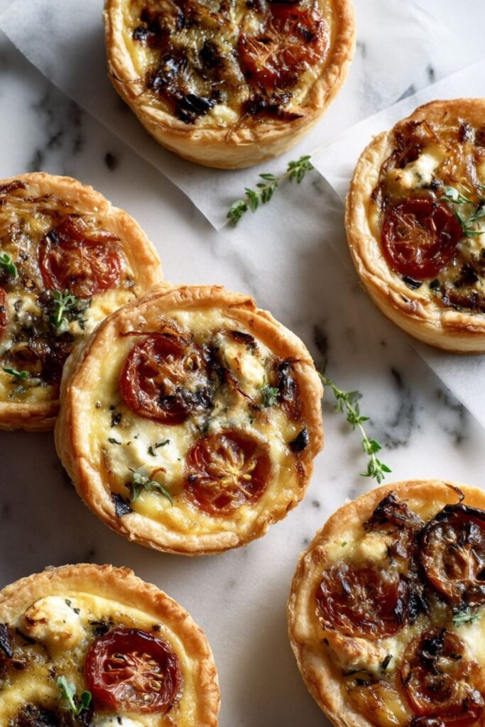 Tomato and Goat Cheese Tarts