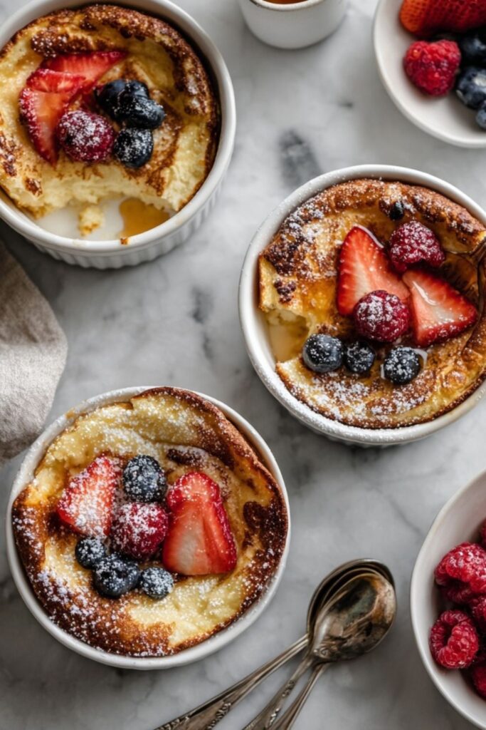 Tri-Berry Oven Pancakes