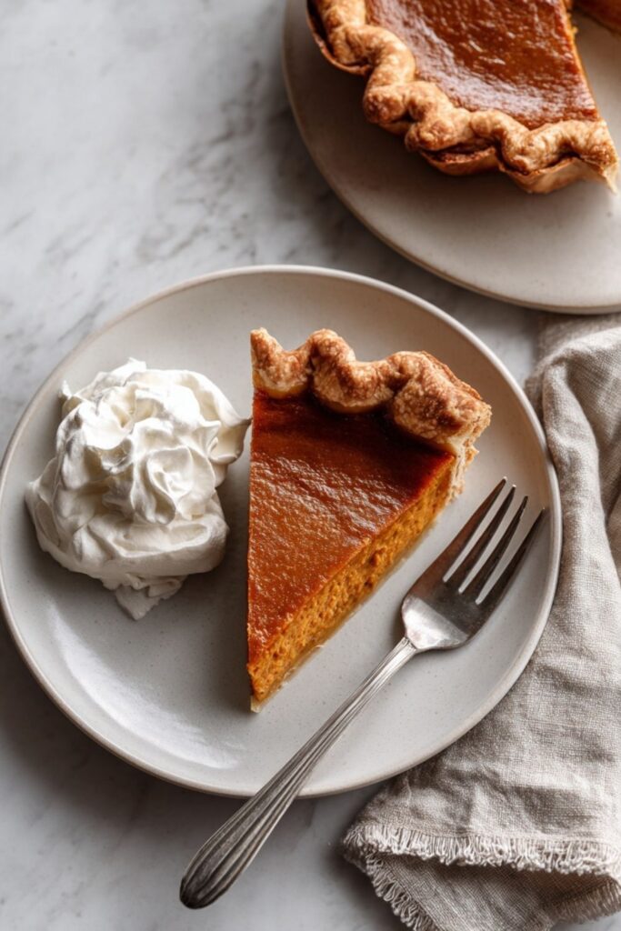 Ultimate Pumpkin Pie With Rum Whipped Cream