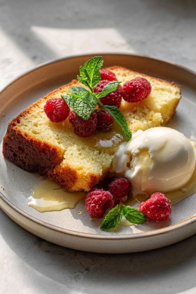 Vanilla Cream Cheese Pound Cake